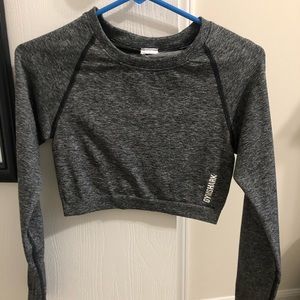 Gymshark- Adapt Marl Seamless crop top